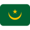 Mauritania emoji on Twitter